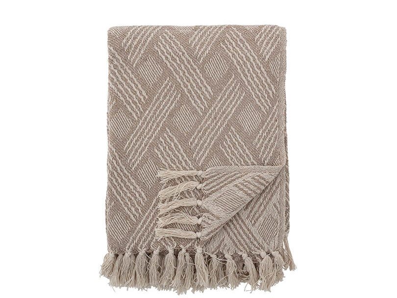 Deka Lily 160 x 130 cm hnědá