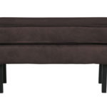 Taburet rodeo samet černý