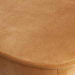 BAROVÁ ŽIDLE VOGUE VELVET HOŘČICOVÁ 64 CM