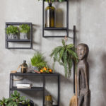 VELKÝ NÁSTĚNNÝ STOJAN FEBE ČERNÝ