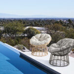 Křeslo Molly přírodní