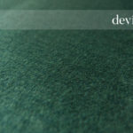 Otoman rothe samet zelený