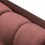 Třímístná pohovka mamaia 177 cm samet růžová