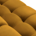 Rohová pohovka mamaia levá 293 cm samet žlutá