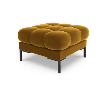 Puf mamaia samet žlutý