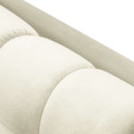 Rohová pohovka mamaia pravá 293 cm samet světle béžová