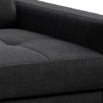 Rohová pohovka musso tufted 248 cm antracit levá