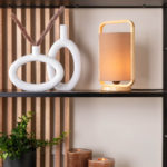 Váza Hema vysoký ovál slonová kost