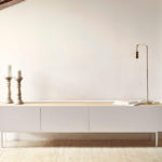 TV SKŘÍŇKA ARISTA BÍLÁ 180 X 45 CM