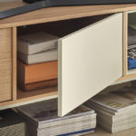 TV stolek okoy 180 x 59 cm krémový