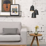 STROPNÍ LAMPA AMAZON 3 STÍNIDLA S ČERNÁ