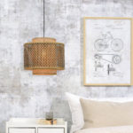 STROPNÍ LAMPA BHUTAN S ČERNÁ