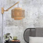 NÁSTĚNNÁ LAMPA BHUTAN S 40 X 34 PŘÍRODNÍ