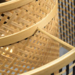 NÁSTĚNNÁ LAMPA BHUTAN S 40 X 34 PŘÍRODNÍ