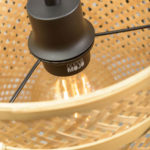 NÁSTĚNNÁ LAMPA BHUTAN L 50 X 30 PŘÍRODNÍ