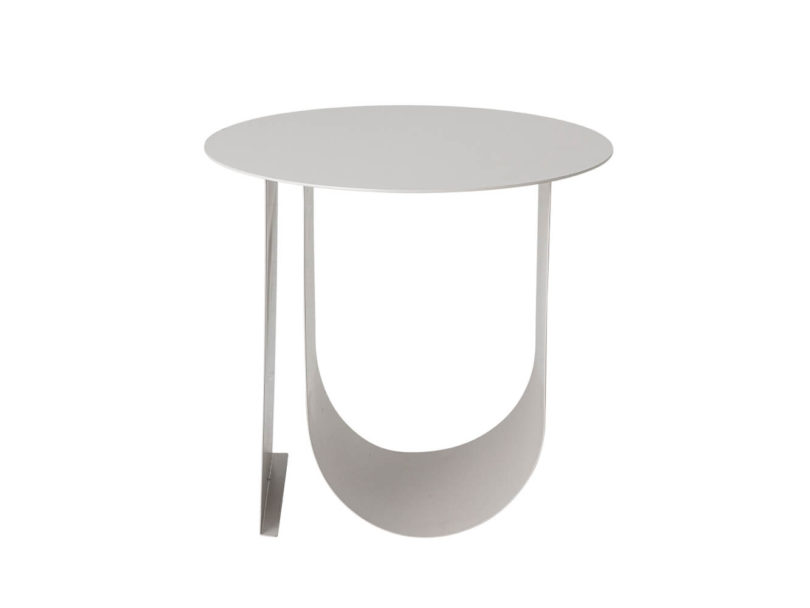 Kovový odkládací stolek Bodhi Ø 43 x 38 cm šedý