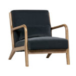 Křeslo mark velvet antracit