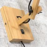 NÁSTĚNNÁ LAMPA PALAWAN NATURAL PŘÍRODNÍ 40 X 15