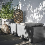 BAMBUSOVÁ LUCERNA BALU 33X30 CM PŘÍRODNÍ