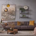 Čtyřmístná pohovka statement 280 cm šedá