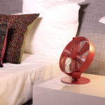 Stolní ventilátor tim červený